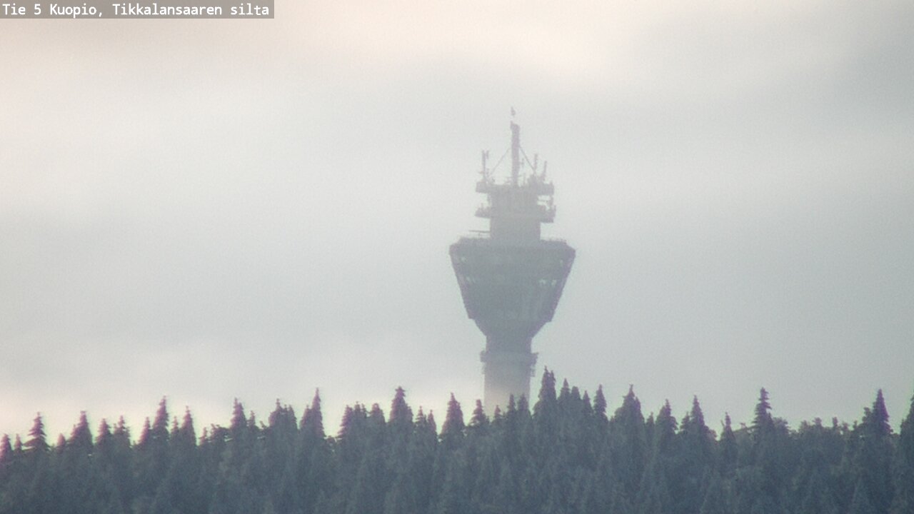 Weather Camera Image Väg 5 Kuopio, Tikkalansaari, Kuopio, Pohjois-Savo