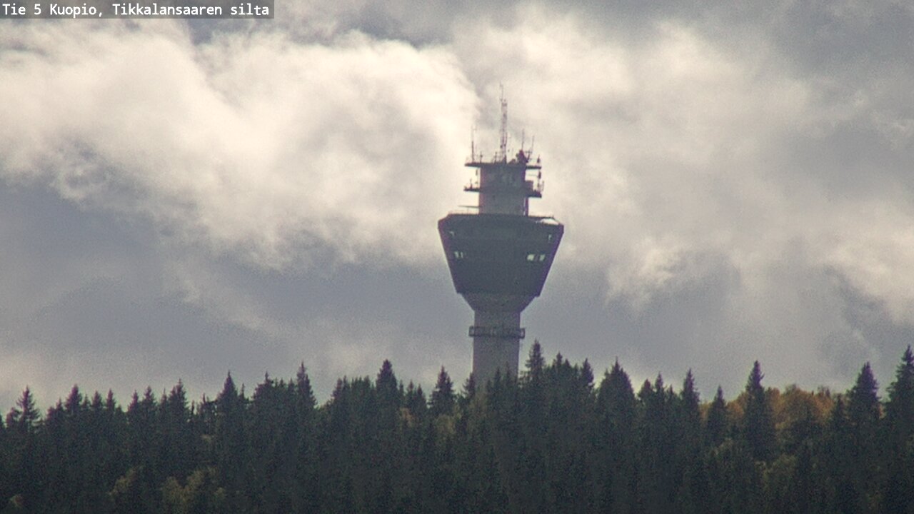 Weather Camera Image Väg 5 Kuopio, Tikkalansaari, Kuopio, Pohjois-Savo
