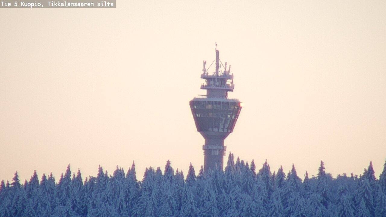 Weather Camera Image Väg 5 Kuopio, Tikkalansaari, Kuopio, Pohjois-Savo