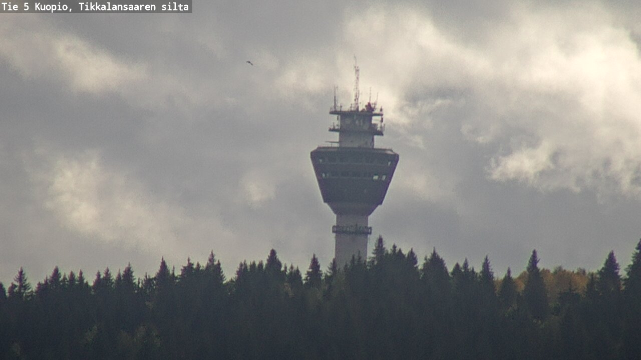 Weather Camera Image Väg 5 Kuopio, Tikkalansaari, Kuopio, Pohjois-Savo