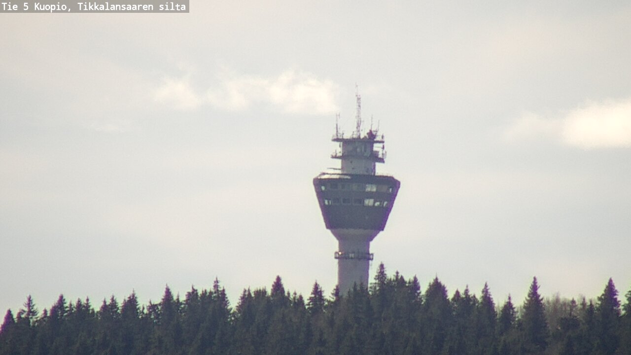 Weather Camera Image Väg 5 Kuopio, Tikkalansaari, Kuopio, Pohjois-Savo