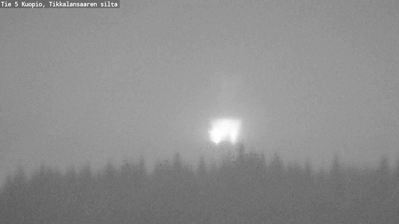 Weather Camera Image Road 5 Kuopio, Tikkalansaari, Kuopio, Pohjois-Savo