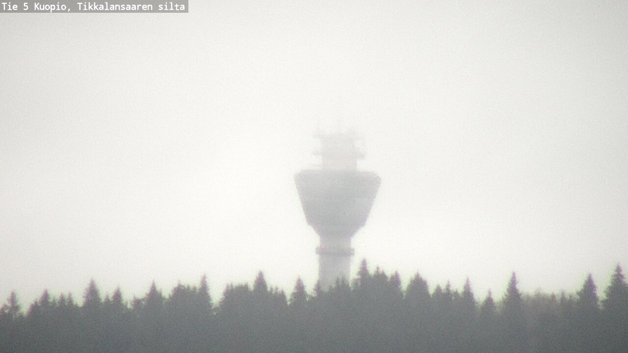 Weather Camera Image Väg 5 Kuopio, Tikkalansaari, Kuopio, Pohjois-Savo