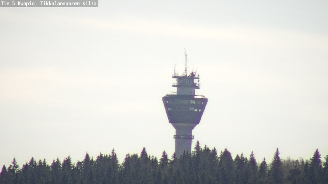 Weather Camera Image Väg 5 Kuopio, Tikkalansaari, Kuopio, Pohjois-Savo