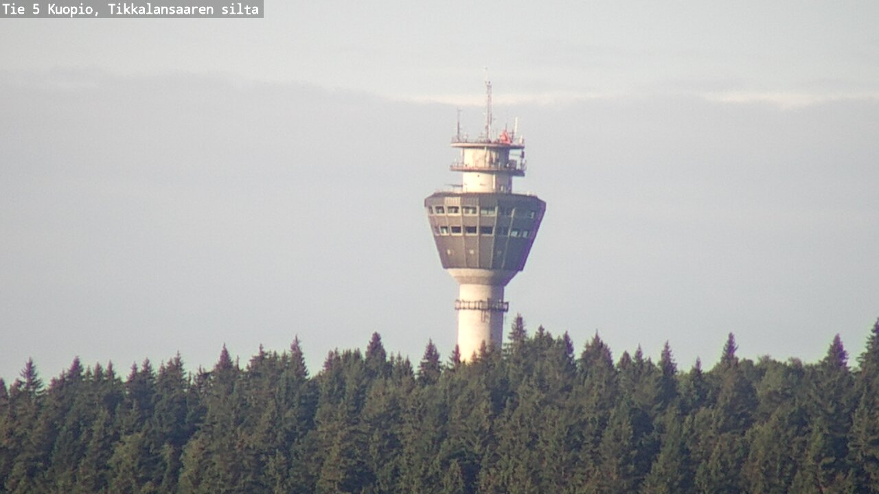 Weather Camera Image Väg 5 Kuopio, Tikkalansaari, Kuopio, Pohjois-Savo