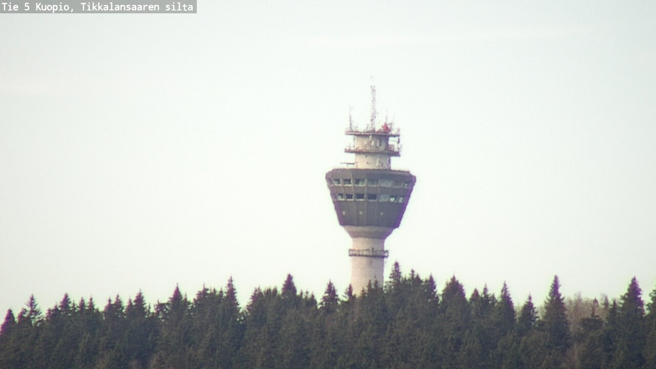 Weather Camera Image Väg 5 Kuopio, Tikkalansaari, Kuopio, Pohjois-Savo