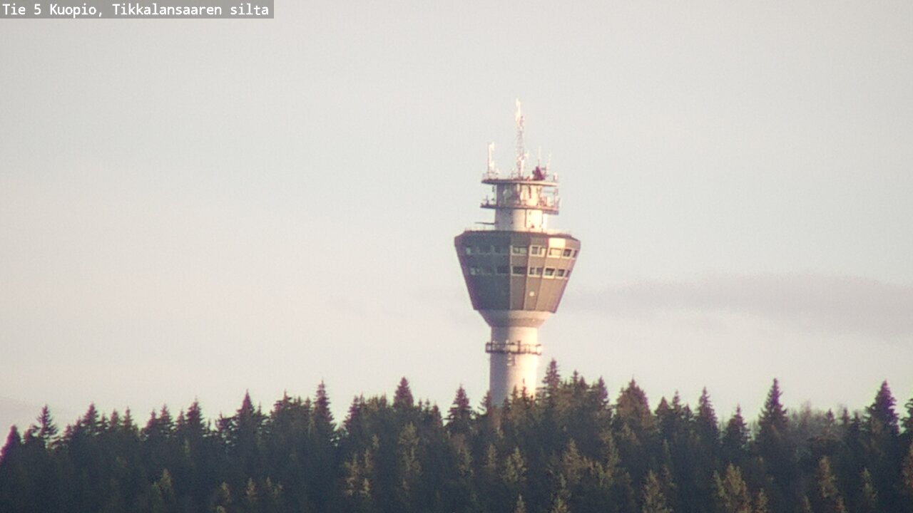 Weather Camera Image Väg 5 Kuopio, Tikkalansaari, Kuopio, Pohjois-Savo