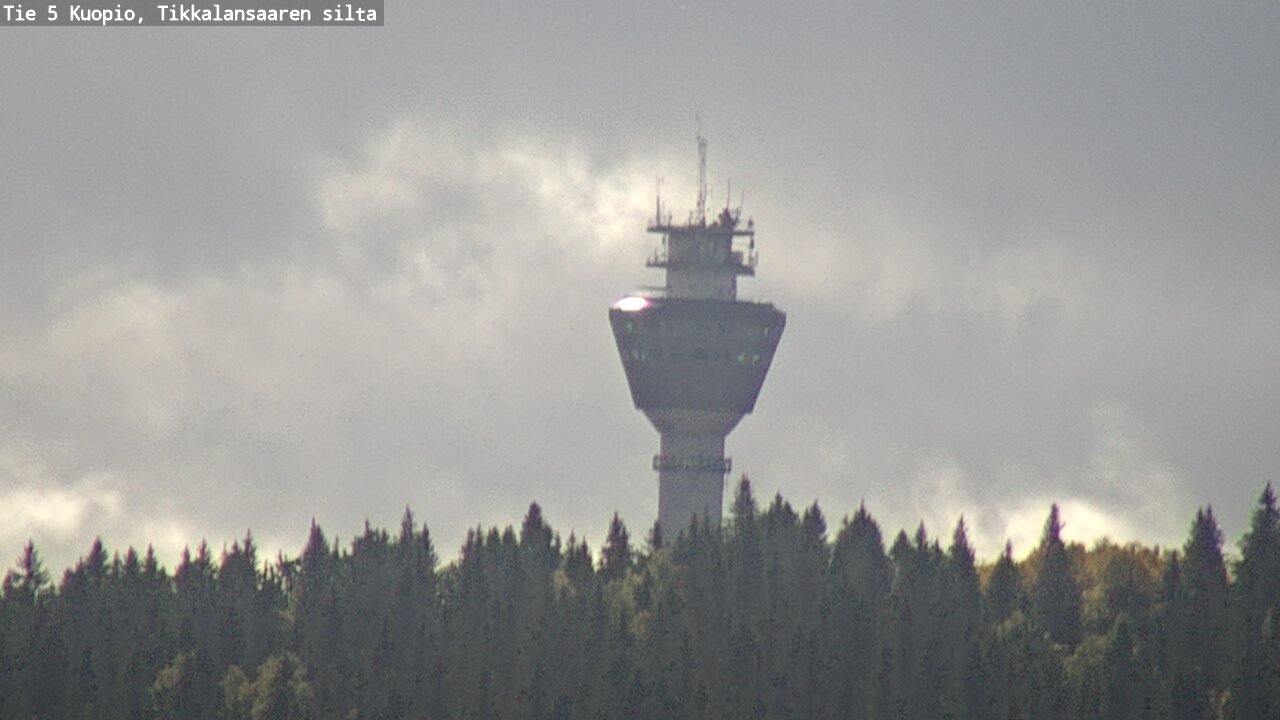 Weather Camera Image Väg 5 Kuopio, Tikkalansaari, Kuopio, Pohjois-Savo