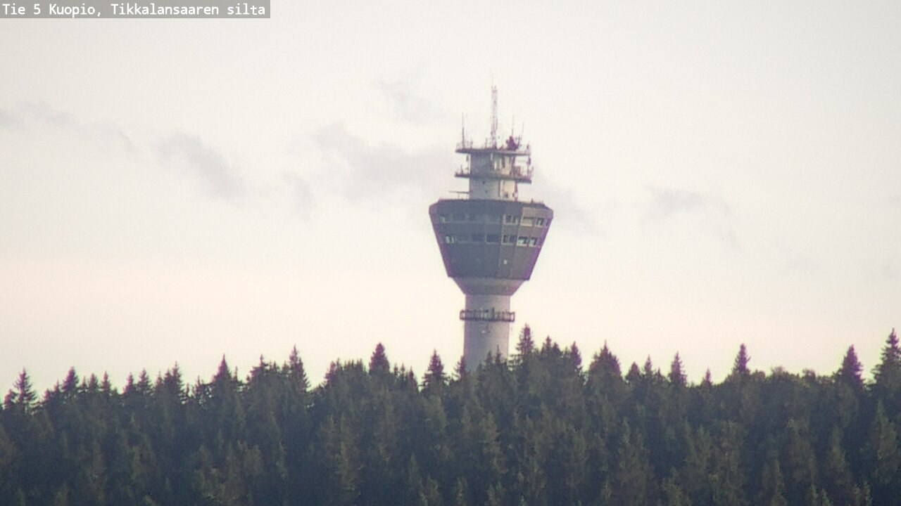 Weather Camera Image Väg 5 Kuopio, Tikkalansaari, Kuopio, Pohjois-Savo