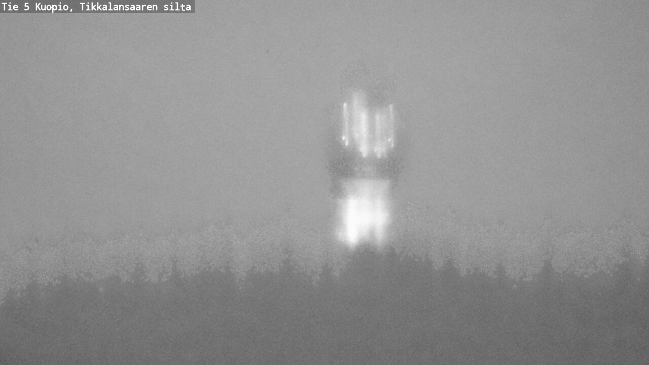 Weather Camera Image Road 5 Kuopio, Tikkalansaari, Kuopio, Pohjois-Savo