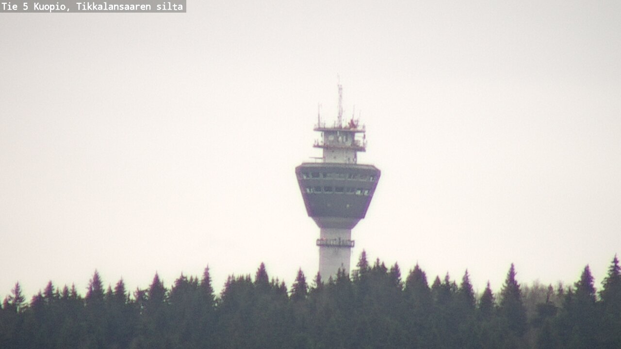 Weather Camera Image Väg 5 Kuopio, Tikkalansaari, Kuopio, Pohjois-Savo