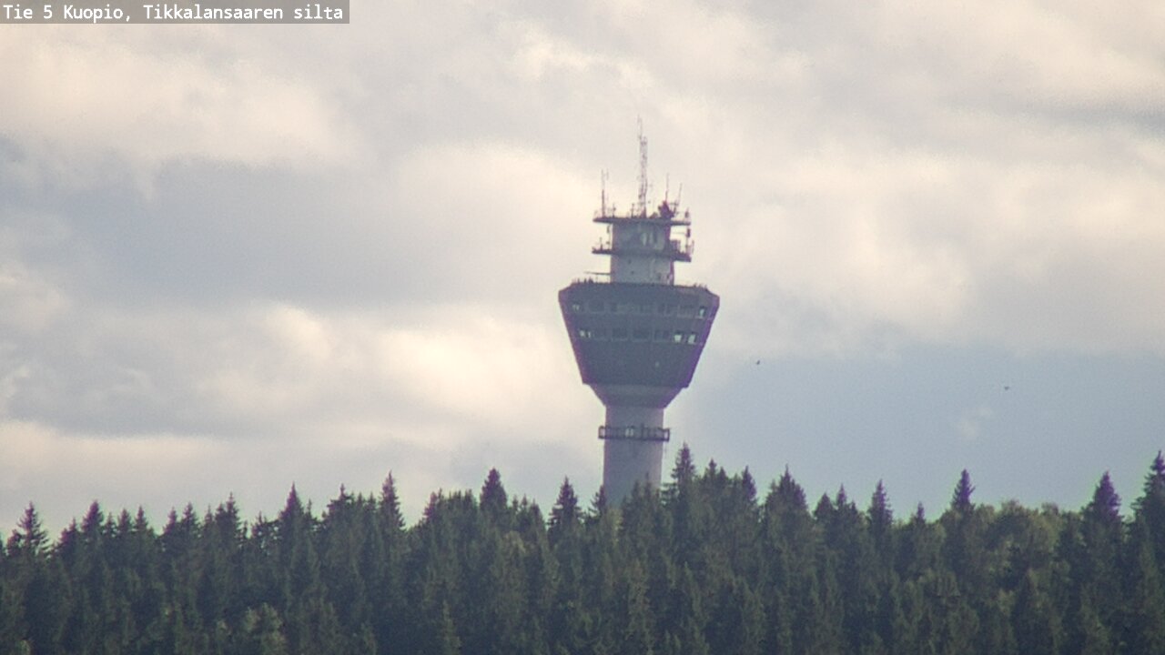 Weather Camera Image Väg 5 Kuopio, Tikkalansaari, Kuopio, Pohjois-Savo