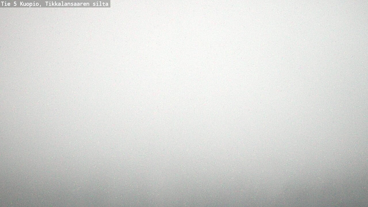 Weather Camera Image Road 5 Kuopio, Tikkalansaari, Kuopio, Pohjois-Savo