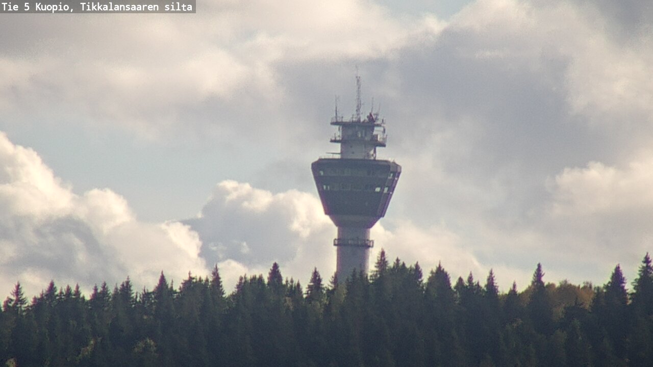 Weather Camera Image Väg 5 Kuopio, Tikkalansaari, Kuopio, Pohjois-Savo