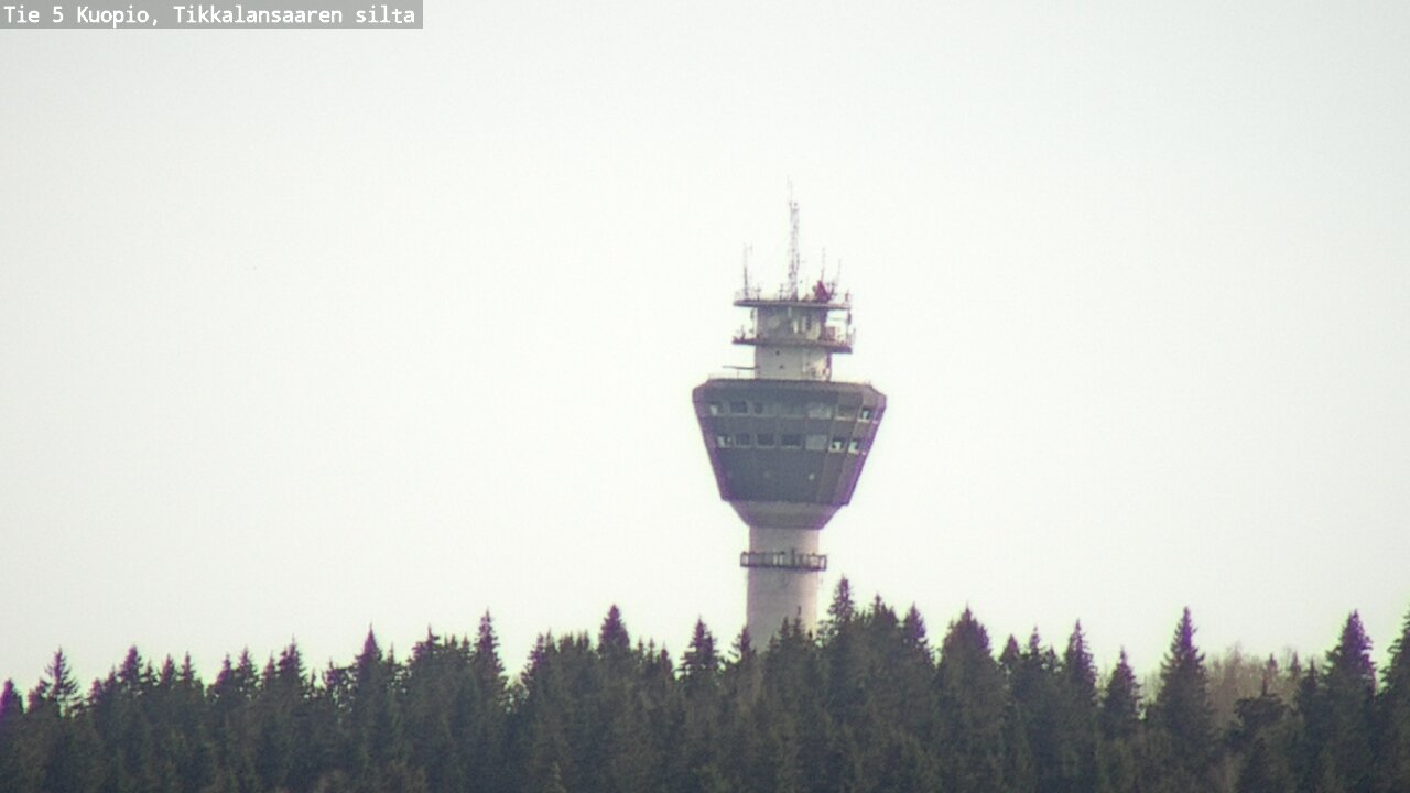 Weather Camera Image Väg 5 Kuopio, Tikkalansaari, Kuopio, Pohjois-Savo