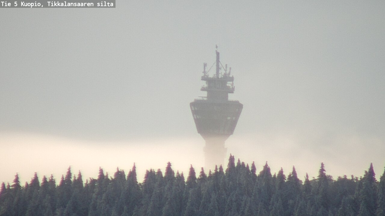 Weather Camera Image Väg 5 Kuopio, Tikkalansaari, Kuopio, Pohjois-Savo