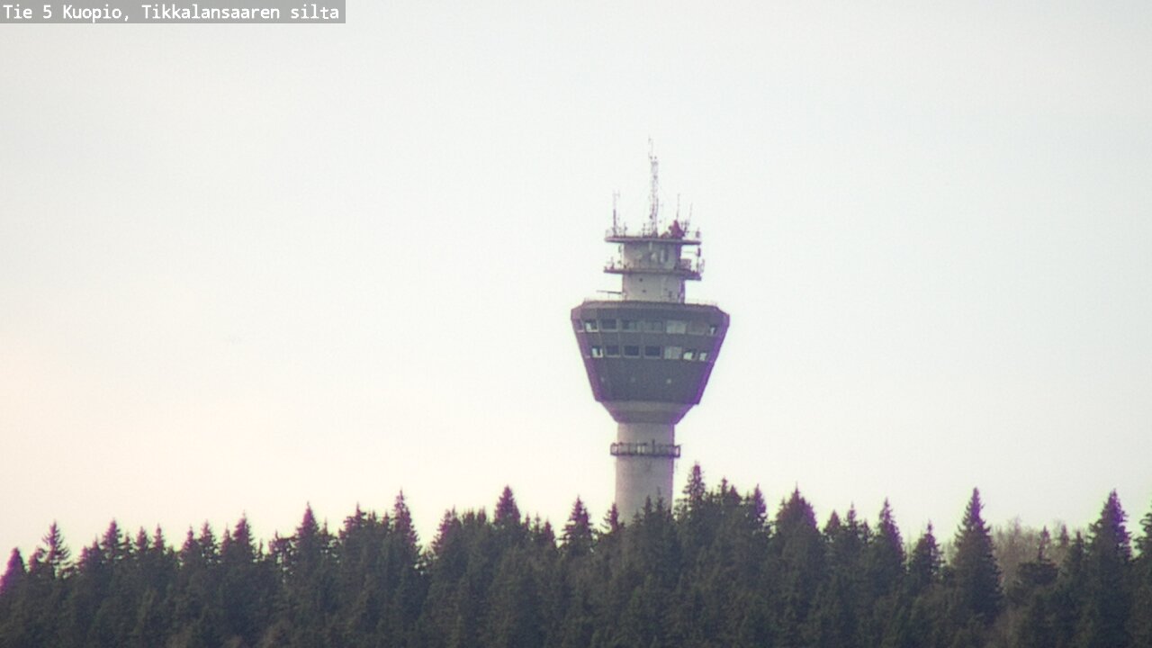 Weather Camera Image Väg 5 Kuopio, Tikkalansaari, Kuopio, Pohjois-Savo
