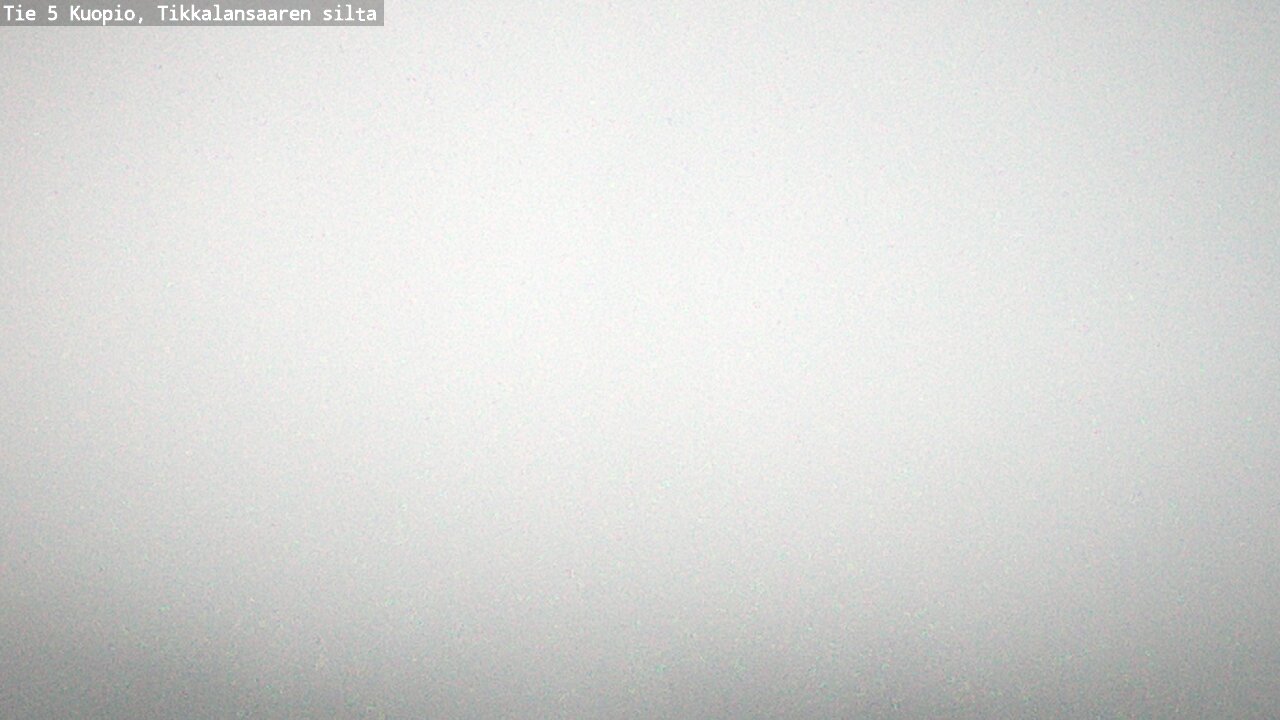 Weather Camera Image Road 5 Kuopio, Tikkalansaari, Kuopio, Pohjois-Savo