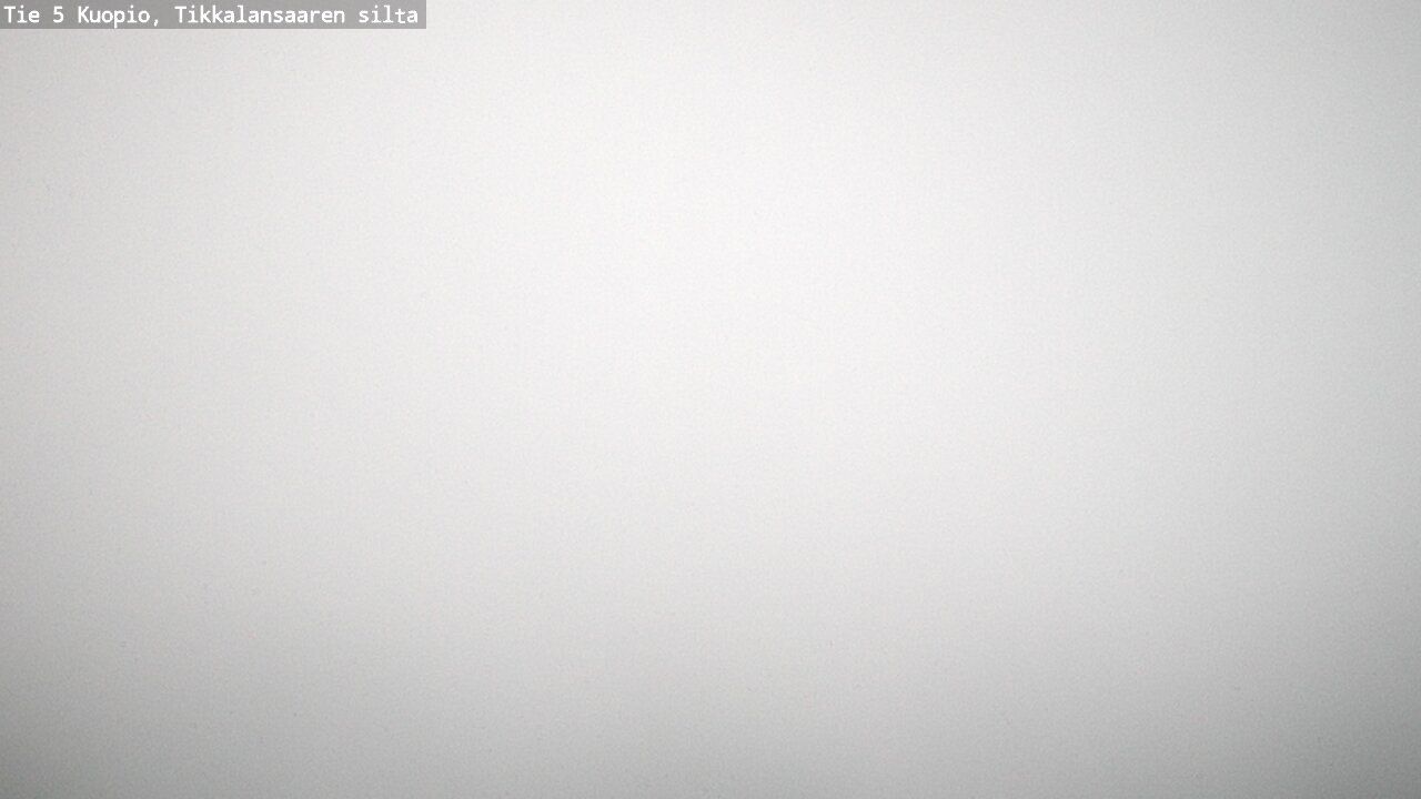 Weather Camera Image Väg 5 Kuopio, Tikkalansaari, Kuopio, Pohjois-Savo