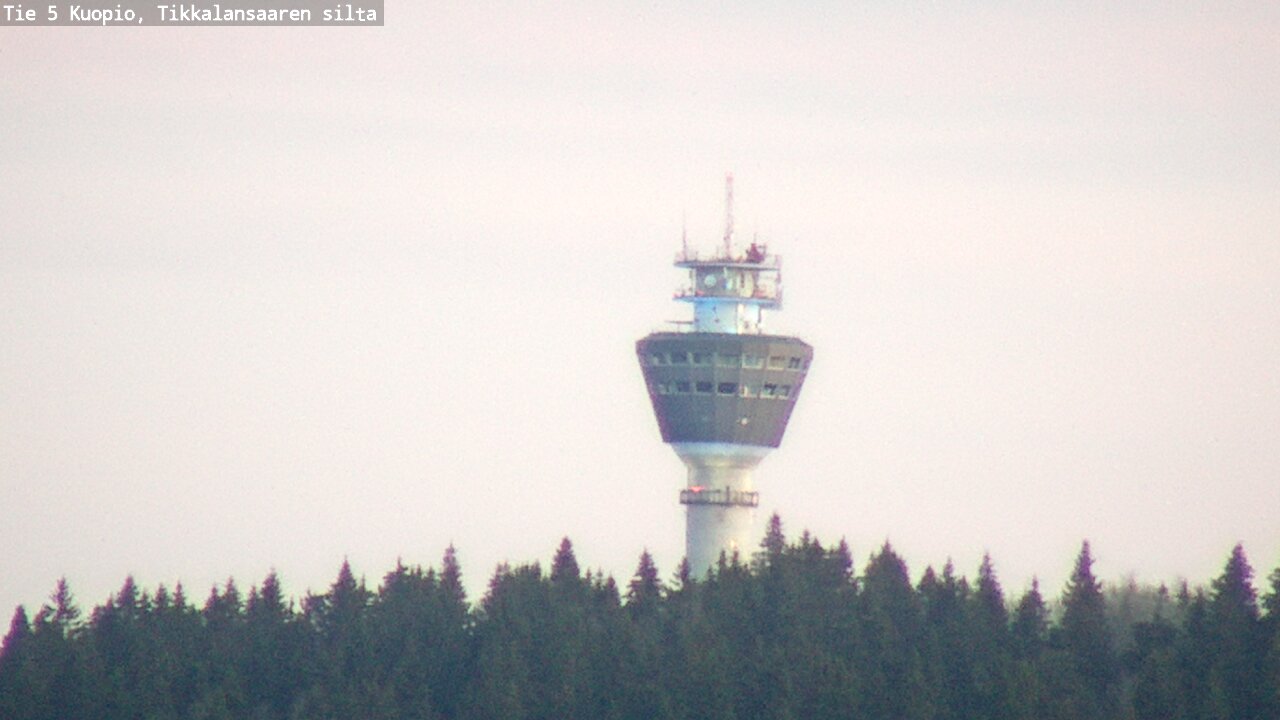 Weather Camera Image Väg 5 Kuopio, Tikkalansaari, Kuopio, Pohjois-Savo