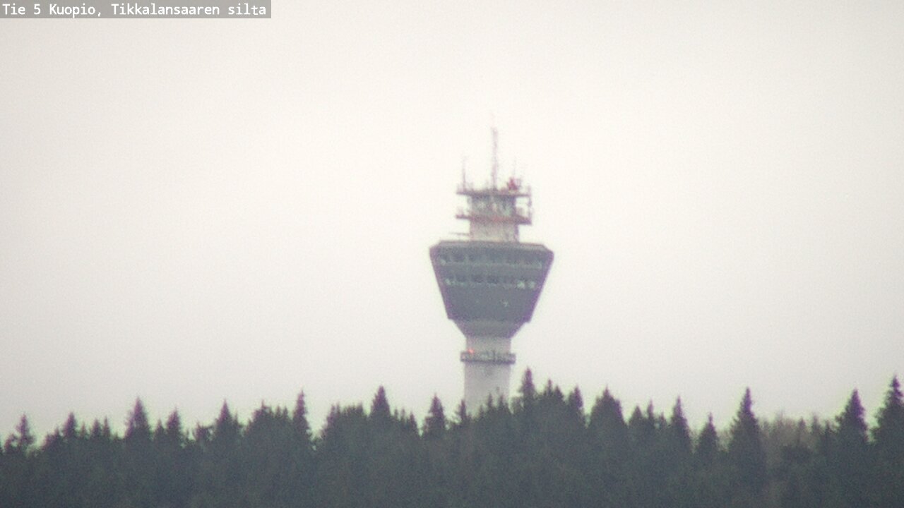 Weather Camera Image Väg 5 Kuopio, Tikkalansaari, Kuopio, Pohjois-Savo