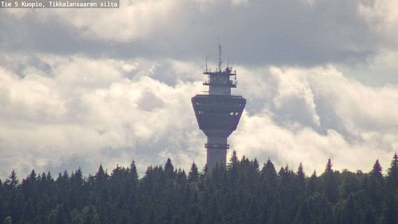 Weather Camera Image Väg 5 Kuopio, Tikkalansaari, Kuopio, Pohjois-Savo