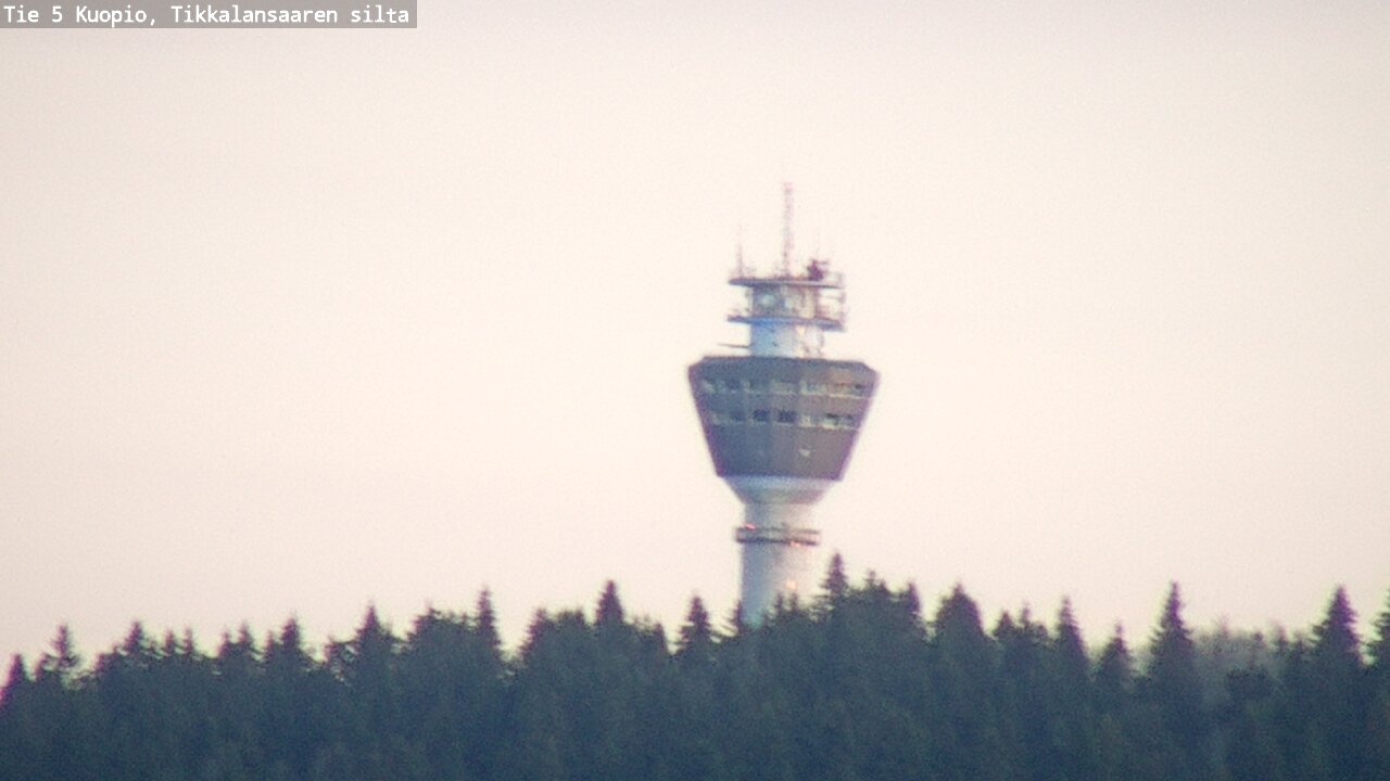 Weather Camera Image Väg 5 Kuopio, Tikkalansaari, Kuopio, Pohjois-Savo