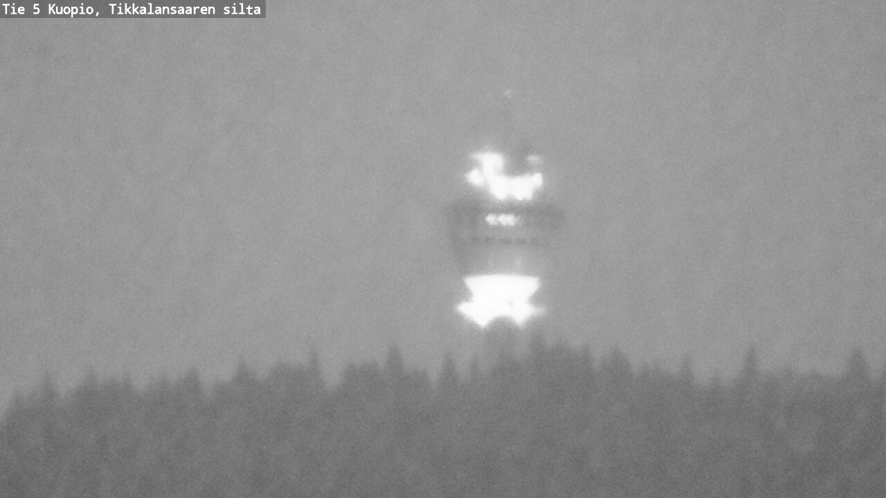 Weather Camera Image Road 5 Kuopio, Tikkalansaari, Kuopio, Pohjois-Savo