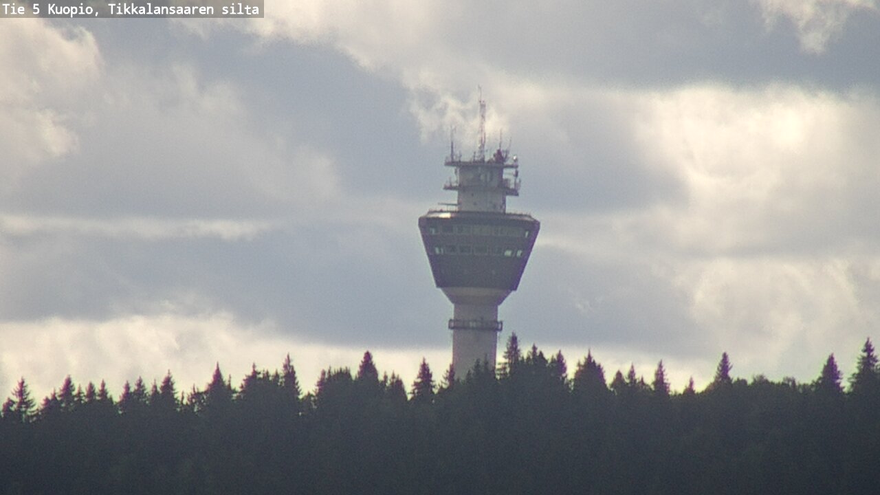 Weather Camera Image Väg 5 Kuopio, Tikkalansaari, Kuopio, Pohjois-Savo