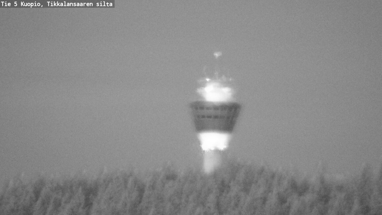 Weather Camera Image Road 5 Kuopio, Tikkalansaari, Kuopio, Pohjois-Savo