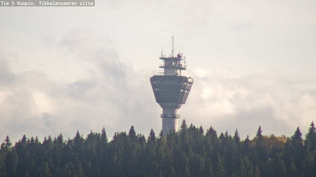 Weather Camera Image Väg 5 Kuopio, Tikkalansaari, Kuopio, Pohjois-Savo