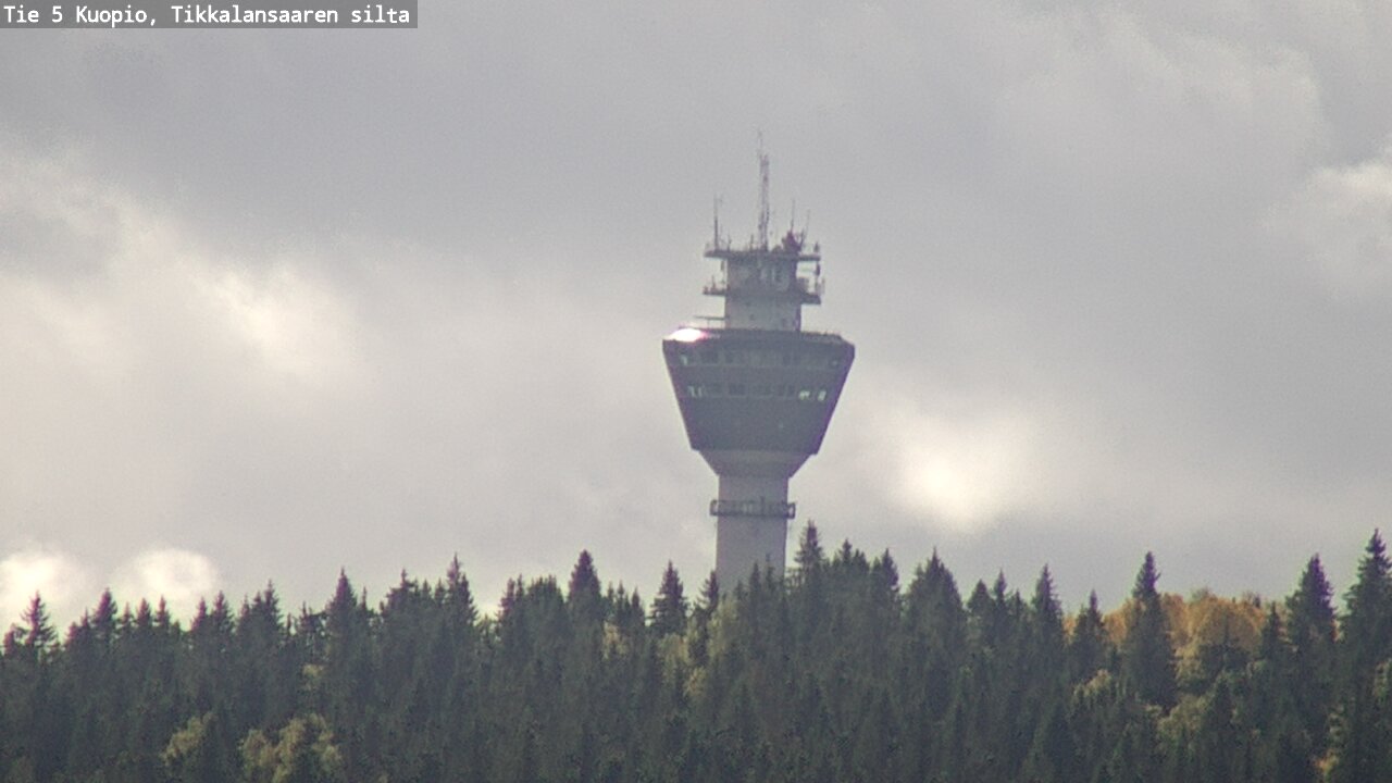 Weather Camera Image Väg 5 Kuopio, Tikkalansaari, Kuopio, Pohjois-Savo