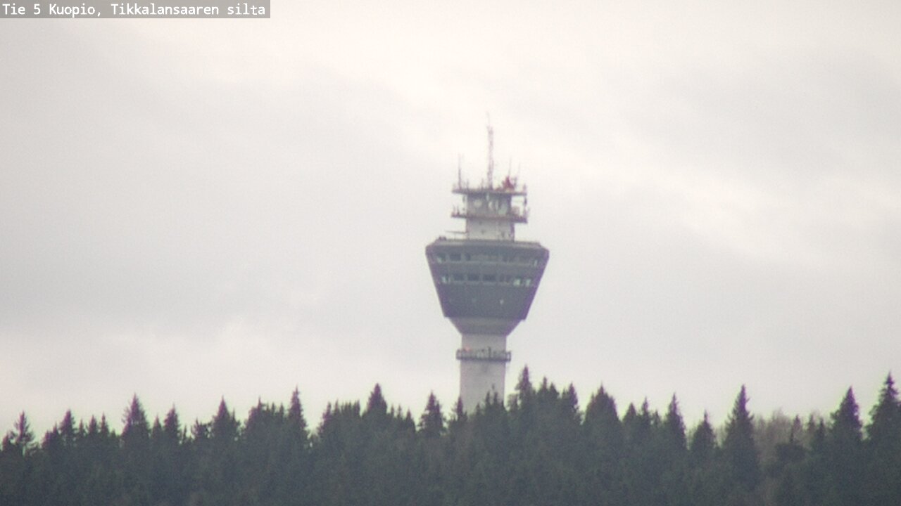 Weather Camera Image Väg 5 Kuopio, Tikkalansaari, Kuopio, Pohjois-Savo