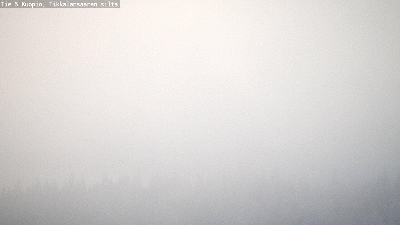 Weather Camera Image Väg 5 Kuopio, Tikkalansaari, Kuopio, Pohjois-Savo