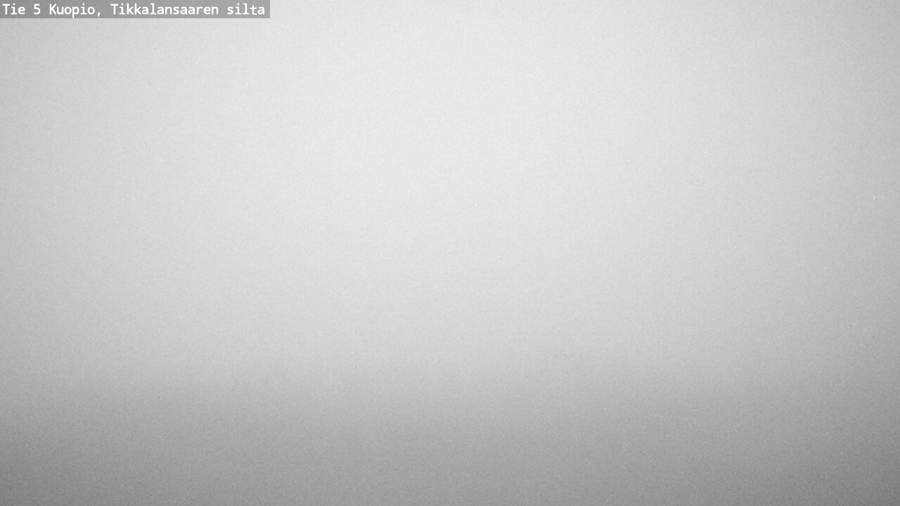 Weather Camera Image Road 5 Kuopio, Tikkalansaari, Kuopio, Pohjois-Savo
