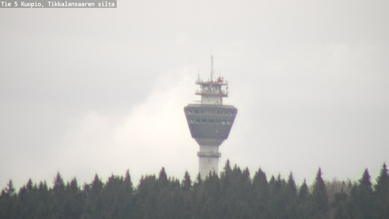 Weather Camera Image Väg 5 Kuopio, Tikkalansaari, Kuopio, Pohjois-Savo