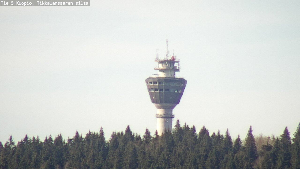 Weather Camera Image Väg 5 Kuopio, Tikkalansaari, Kuopio, Pohjois-Savo