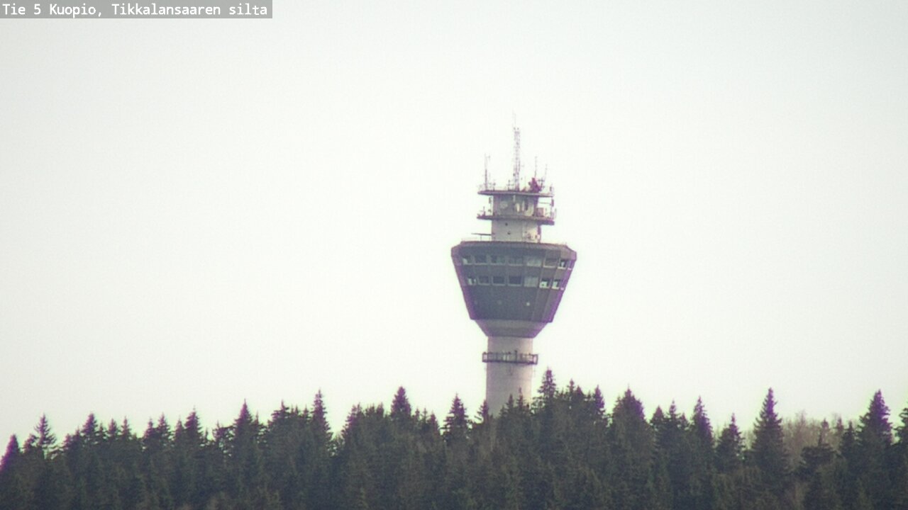 Weather Camera Image Väg 5 Kuopio, Tikkalansaari, Kuopio, Pohjois-Savo