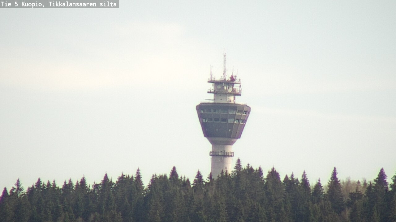 Weather Camera Image Väg 5 Kuopio, Tikkalansaari, Kuopio, Pohjois-Savo