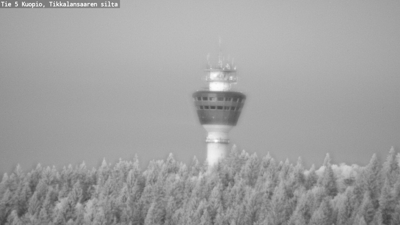 Weather Camera Image Väg 5 Kuopio, Tikkalansaari, Kuopio, Pohjois-Savo