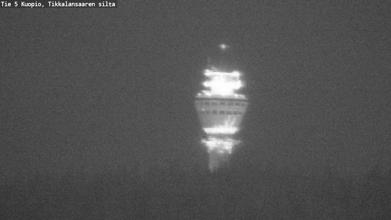 Weather Camera Image Road 5 Kuopio, Tikkalansaari, Kuopio, Pohjois-Savo