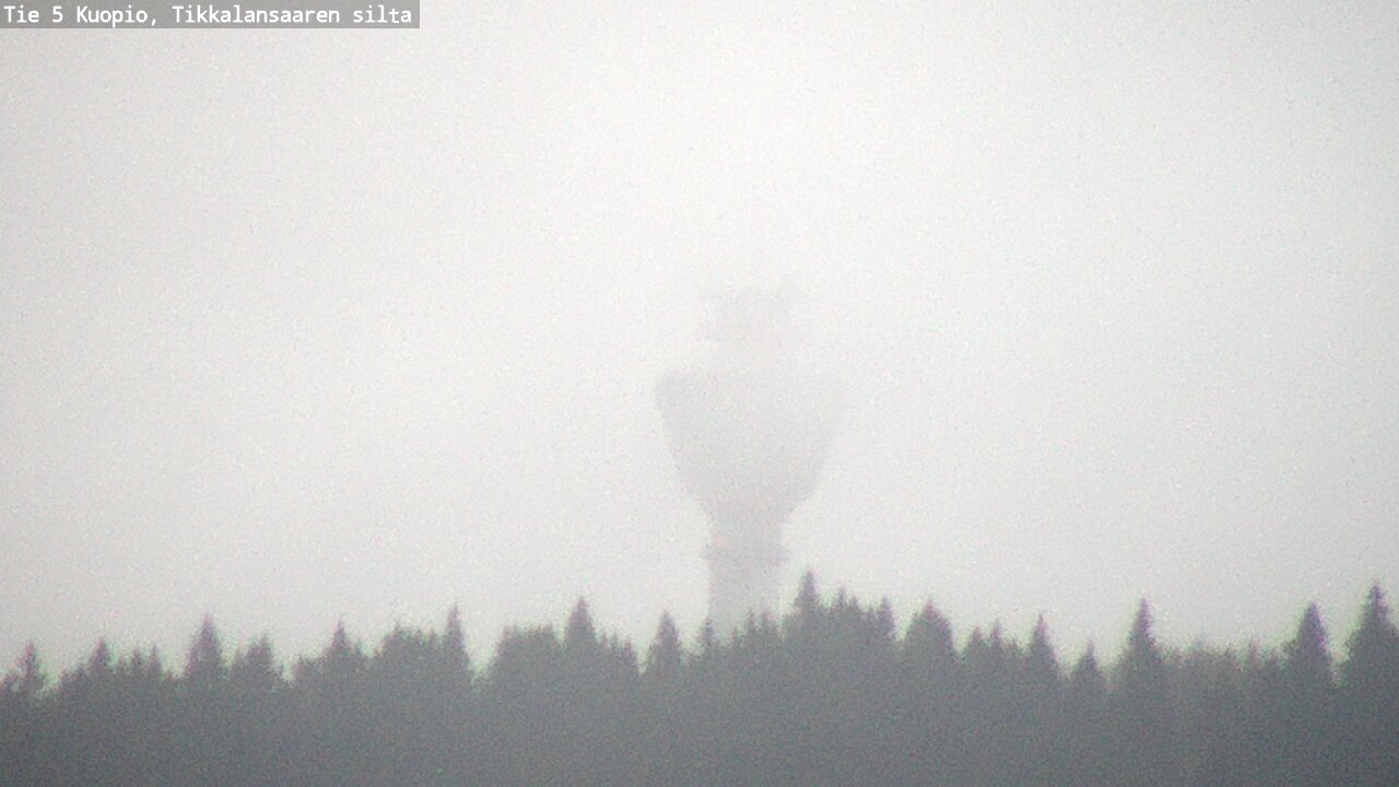 Weather Camera Image Väg 5 Kuopio, Tikkalansaari, Kuopio, Pohjois-Savo