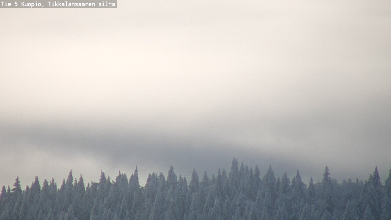 Weather Camera Image Väg 5 Kuopio, Tikkalansaari, Kuopio, Pohjois-Savo