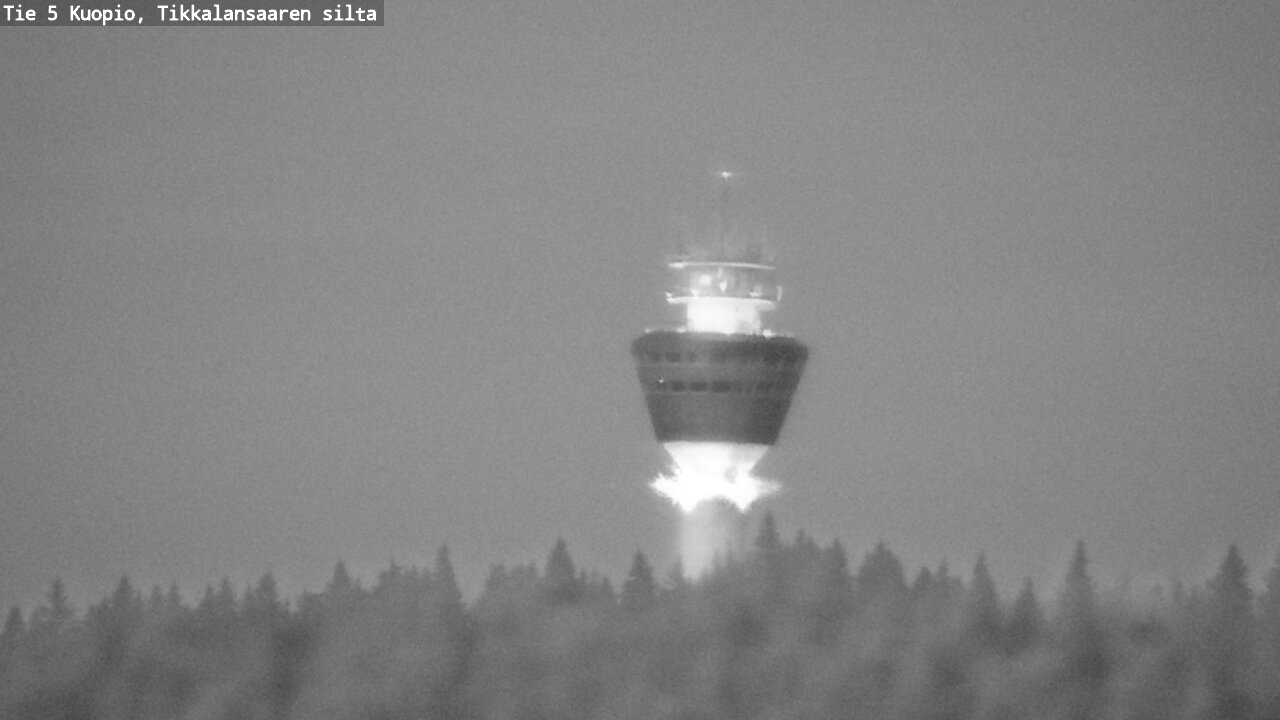 Weather Camera Image Road 5 Kuopio, Tikkalansaari, Kuopio, Pohjois-Savo