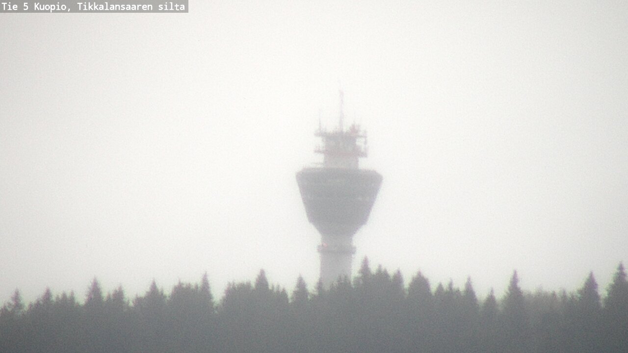 Weather Camera Image Väg 5 Kuopio, Tikkalansaari, Kuopio, Pohjois-Savo