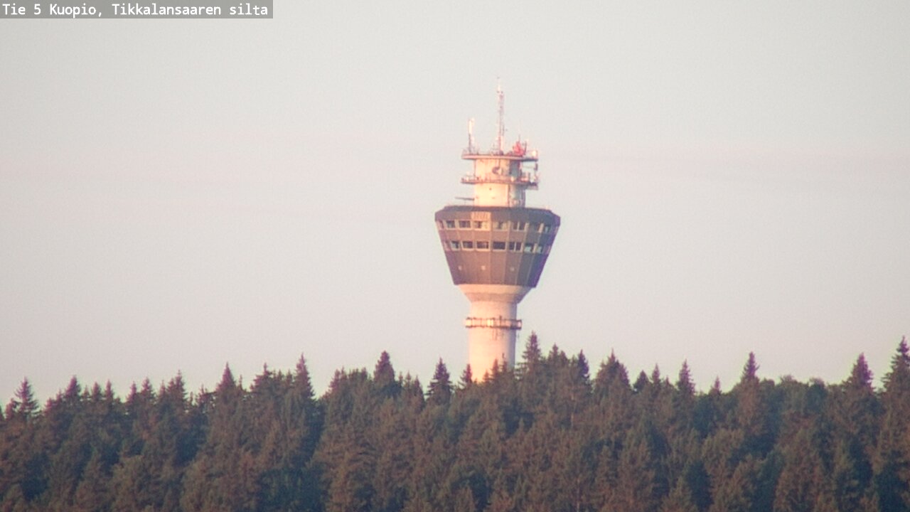 Weather Camera Image Väg 5 Kuopio, Tikkalansaari, Kuopio, Pohjois-Savo