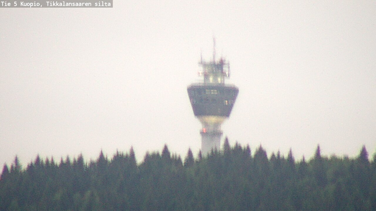 Weather Camera Image Road 5 Kuopio, Tikkalansaari, Kuopio, Pohjois-Savo
