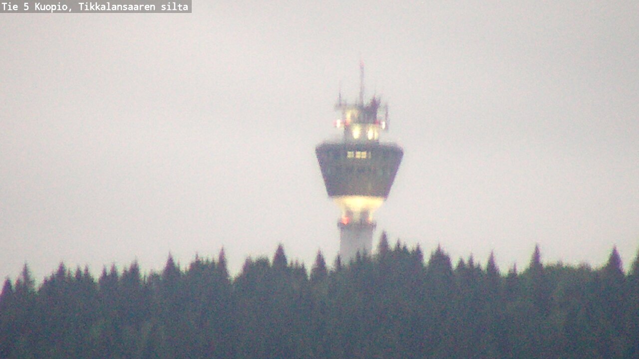Weather Camera Image Road 5 Kuopio, Tikkalansaari, Kuopio, Pohjois-Savo