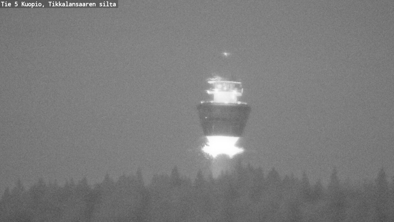 Weather Camera Image Road 5 Kuopio, Tikkalansaari, Kuopio, Pohjois-Savo