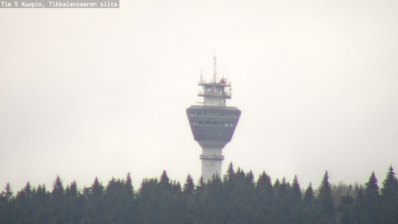 Weather Camera Image Väg 5 Kuopio, Tikkalansaari, Kuopio, Pohjois-Savo